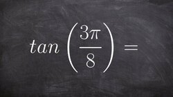 How to evaluate for the half angle of tangent Instructional Video