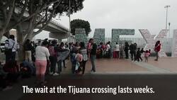 Migrants in Mexico wait and hope for US asylum Instructional Video