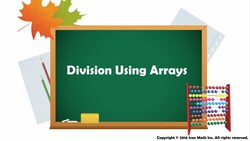 Division Using Arrays Instructional Video