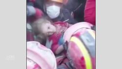 3-year-old rescued from rubble after Turkey quake News Clip