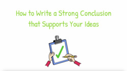 How to Write a Strong Conclusion Instructional Video