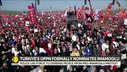 Turkiye: People gather to protest against Imamoglu arrest News Clip