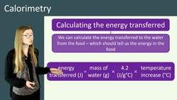Calorimetry: Measuring Energy Content of Food Instructional Video