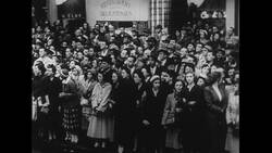United States, 1950s: Harry Truman and Vincent Auriol in car Stock Footage