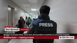 Inside an Aleppo hospital after a deadly Russian military airstrike News Clip