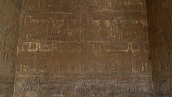 Dendera temple or Temple of Hathor. Egypt. Dendera, Denderah, is a small town in Egypt. Dendera Temple complex, one of the best-preserved temple sites from ancient Upper Egypt. Stock Footage