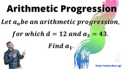 Arithmetic Progression Made Easy! Learn how to solve for the first term in an AP series! Instructional Video