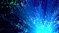 4k Fiber optics abstract with dolly shot Stock Footage