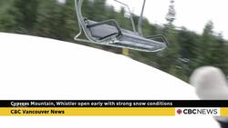 Skiers and snowboarders make their way to Cypress Mountain as ski season starts News Clip