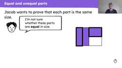 Identifying equal parts in a whole in different contexts Instructional Video