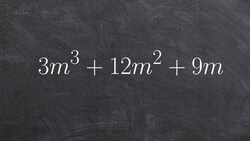 Factoring out the GCF from a polynomial then factoring further Instructional Video