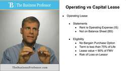 Operating Lease vs Capital Lease Instructional Video