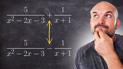 Why is subtracting soooo much harder with Rational Expressions? Instructional Video