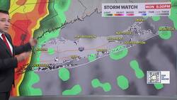 Storm Watch: Severe storms possible with heavy rain, strong wind and hail across Long Island News Clip