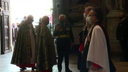 Battle of Britain anniversary service of thanksgiving and rededication at Westminster Abbey in London News Clip