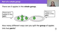 Identify a part of a whole group Instructional Video