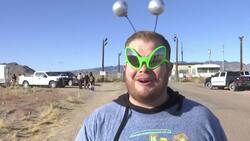 Peaceful party for revelers near Area 51 in Nevada Instructional Video