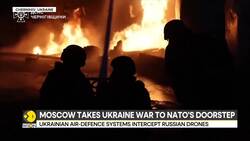 Russia hits Ukraine's far west, drone strikes hit the city of Lviv near the Polish border News Clip
