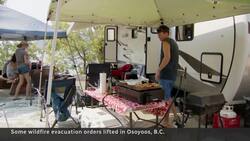 Winds push fire away from Osoyoos, B.C., but blaze still threatens town News Clip