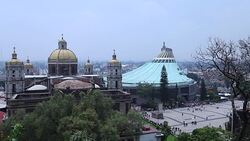 Basilica of Our Lady of Guadalupe Stock Footage