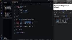 Modern JavaScript from the Beginning - Second Edition - Object Spread Operator and Methods Instructional Video