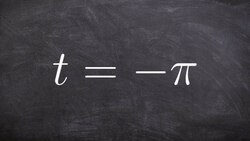 Evaluate the six trigonometric functions for the given real number Instructional Video