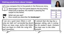 Using images to make comparisons and predictions in 'Mirror' Instructional Video