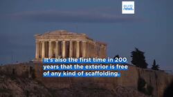 Free view: Greece's famed Parthenon clear of scaffolding for first time in decades News Clip