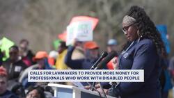 Care workers for New York residents with disabilities rally in Stony Point for higher pay News Clip