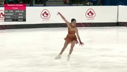 Madeline Schizas in the lead after women's short program at nationals News Clip