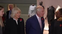 King Charles and Queen Consort make ‘symbolic’ visit to V&A exhibition of African fashion News Clip