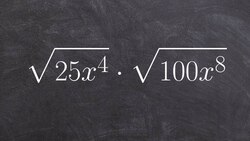 Simplify Two Radical Expressions First and Then Find Their Product Instructional Video