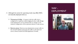 Fundamentals of Secure Software - WAF (Web Application Firewall) Instructional Video