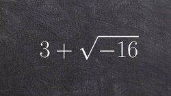 Putting a complex number in standard form - Online Tutor Instructional Video