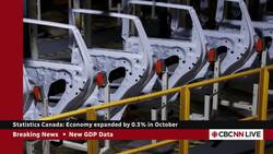 Statistics Canada: Economy expanded by 0.3% in October News Clip
