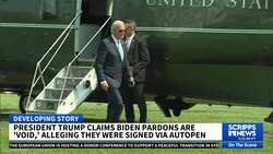 Trump questions whether Biden was aware of last-minute pardons News Clip