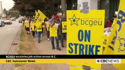 BCGEU escalates job action across B.C. News Clip