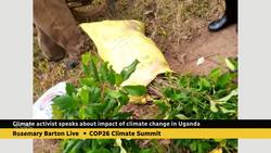 Young Ugandan climate activist pushing for world leaders to help fight climate change News Clip