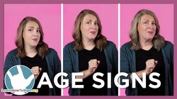How to Sign Age in ASL | Numbers in American Sign Language Instructional Video