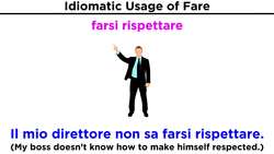 Idiomatic Usage of the Verb Fare in Italian Instructional Video