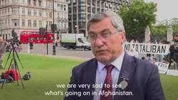Protesters urge ministers not to ‘abandon’ Afghans on anniversary of Taliban takeover News Clip