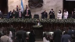 CLEAN : Honduras political crisis: disputed Congress president addresses MPs News Clip