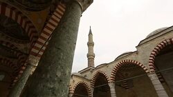 The Three Serefeli Mosque in Edirne, Turkey Stock Footage