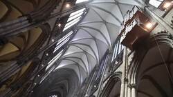 Germany, Cologne, Cathedral - Ceiling Stock Footage
