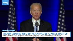 Pres.-Elect Biden's COVID Relief Plan Faces Uphill Battle In Congress News Clip