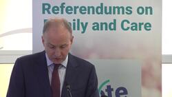 Tanaiste Micheal Martin launches the Fianna Fail referendum campaign News Clip