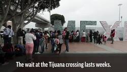 Migrants in Mexico wait and hope for US asylum Instructional Video