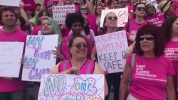 Protesters oppose new Louisiana abortion law News Clip