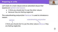 Writing the second paragraph of a persuasive letter Instructional Video