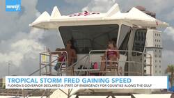 Tropical Storm Fred Brings Changing Weather Conditions to Florida News Clip